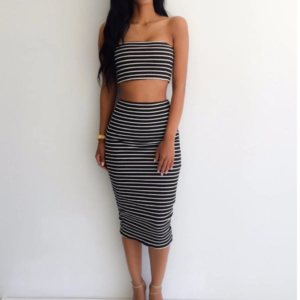 Danielle Striped Boy 2-Pc Set