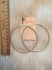 Image of Rhinestone hoops (2 sizes)