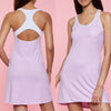 Image of Lavender polka dot sleep dress