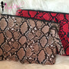 Image of Large Snakeskin Clutch