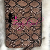 Image of Large Snakeskin Clutch