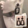 Image of Snakeskin post earrings