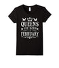 Image of Queens are born in February tee