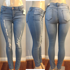 Distressed Skinny Jeans