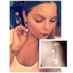 Pearl Drop Cuff Bracelet