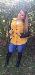 Mustard Wool Coat
