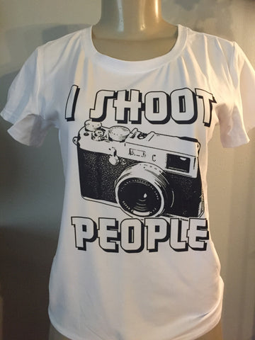 "I shoot people" Tee (order up In size)
