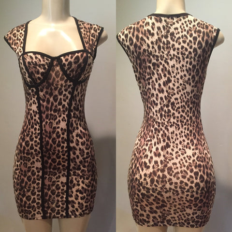 Leopard mini Dress/Top