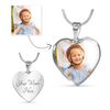 Image of Custom Photo Heart Necklace