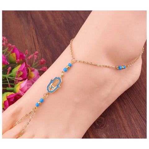 Turquoise Summer Anklet
