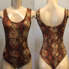 Snakeskin bodysuit