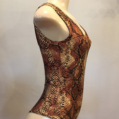 Snakeskin bodysuit