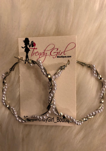 Swearl Pearl hoops