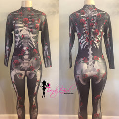 Rose Skull One piece