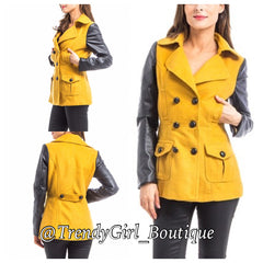 Mustard Wool Coat