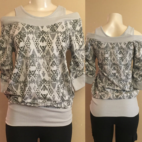 Off Shoulder Sweatshirt