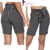 Image of Stripe Bermuda shorts