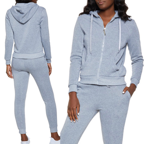 Gray sweatsuit