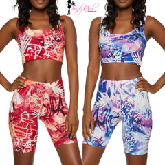 Tie Dye Biker set