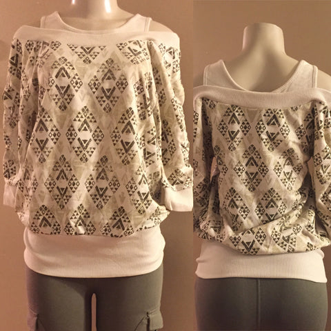 Off Shoulder Sweatshirt