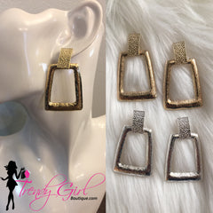 Trendy Post earrings