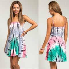 Color Splash BabyDoll Dress