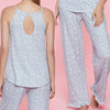 Image of Snake print 2 piece PJ set.