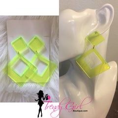 Neon earrings