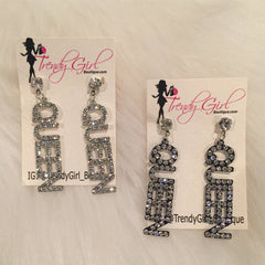 Queen earrings
