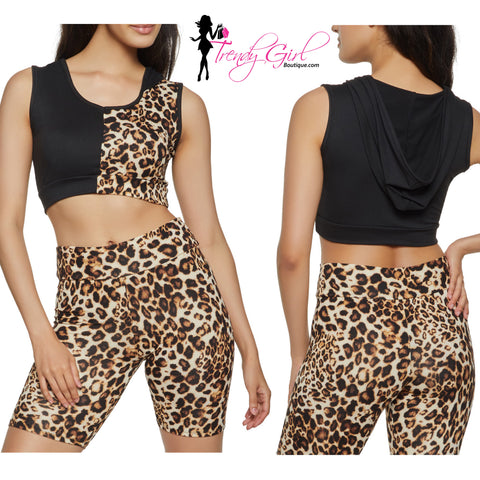 Leopard biker set
