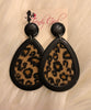 Image of Leopard post earrings