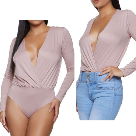 Low plunge bodysuit
