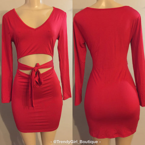 Drea mini dress (red)