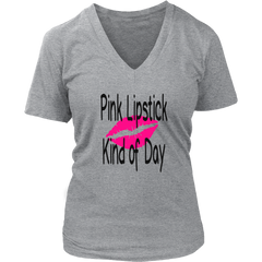 Pink Lipstick Kind of Day (Black Letters)