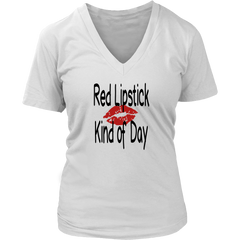 Red Lipstick Kind of day (Black Letters)