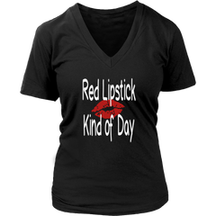 Red Lipstick Kind of Day (White Letters)
