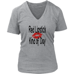 Red Lipstick Kind of day (Black Letters)